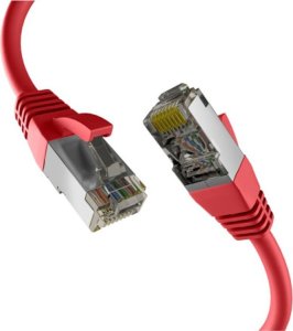 EFB EFB CAT8.1 ROT 1m RJ45 PATCHKABEL S/FTP PIMF 1