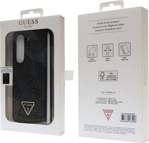 Guess GUHCZFD5P4TDPK F946 Z Fold5 czarny/black hardcase Leather 4G Diamond Triangle 18