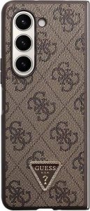 Guess Guess GUHCZFD5P4TDPW F946 Z Fold5 brązowy/brown hardcase Leather 4G Triangle Strass 13