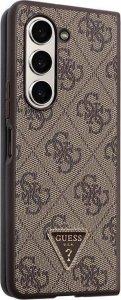 Guess Guess GUHCZFD5P4TDPW F946 Z Fold5 brązowy/brown hardcase Leather 4G Triangle Strass 16