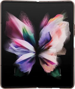 Guess Guess GUHCZFD5P4TDPW F946 Z Fold5 brązowy/brown hardcase Leather 4G Triangle Strass 10