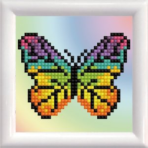 Ramka DIAMOND DOTZ DIAMOND DOTZ WITH FRAME RAINBOW BUTTERFLY 1