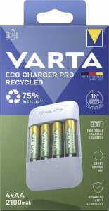 Ładowarka Varta Eco* Charger Pro + 4 x 2100 mAh AA 57683 101 121 2