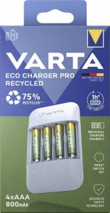 Ładowarka Varta Eco* Charger Pro + 4 x 800 mAh AAA 57683 101 131 2