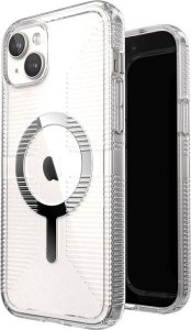 Speck Speck Gemshell Grip + MagSafe - Etui do iPhone 15 Plus / iPhone 14 Plus (Clear / Chrome Finish) 1