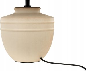 Lampa stołowa Beliani Lampa stołowa ceramiczna beżowa TIGRE 4