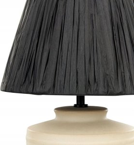Lampa stołowa Beliani Lampa stołowa ceramiczna beżowa TIGRE 8