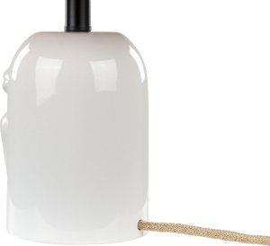 Lampa stołowa Beliani Lampa stołowa ceramiczna biała JUBONES 4