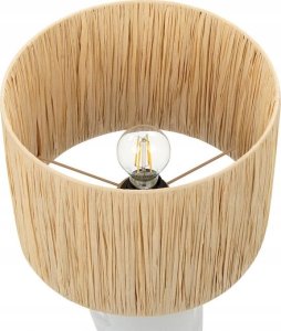 Lampa stołowa Beliani Lampa stołowa ceramiczna biała JUBONES 7