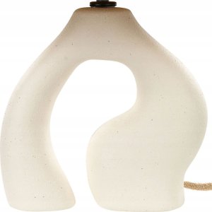 Lampa stołowa Beliani Lampa stołowa ceramiczna biała BARBAS 13