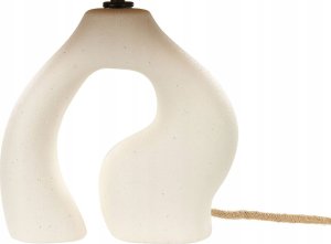 Lampa stołowa Beliani Lampa stołowa ceramiczna biała BARBAS 4