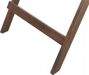 Beliani Stolik ogrodowy drewno akacjowe ciemne AMANTEA 4