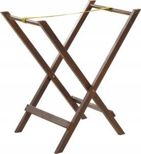 Beliani Stolik ogrodowy drewno akacjowe ciemne AMANTEA 8