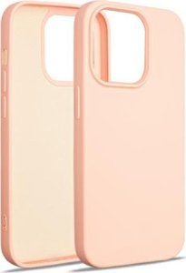 Beline Beline Etui Silicone iPhone 15 Pro 6,1" różowo-złoty/rose gold 1