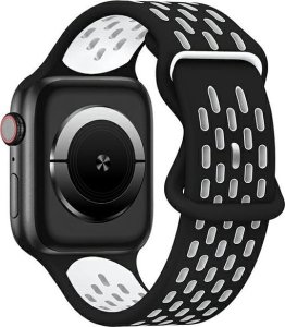 Beline Beline pasek Apple Watch New Sport Silicone 38/40/41mm czarno-biały black/white box 1