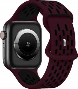 Beline Beline pasek Apple Watch New Sport Silicone 38/40/41mm bordowo-czarny  wine red/black box 1