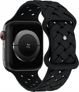 Beline Beline pasek Apple Watch Silicone Woven 38/40/41mm czarny /black box 1