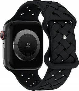 Beline Beline pasek Apple Watch Silicone Woven 42/44/45/49mm czarny /black box 1