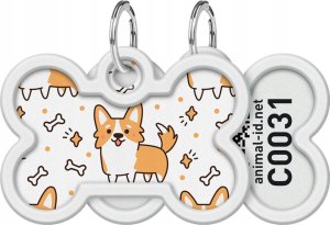 Collar WAU DOG SMART ID ADRESÓWKA KOŚĆ CORGI 1