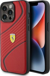 Ferrari Ferrari FEHCP15XPTWR iPhone 15 Pro Max 6.7" czerwony/red hardcase Twist Metal Logo 1