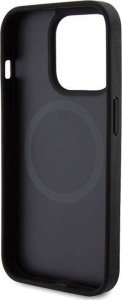 Ferrari FEHMP15LPTEK iPhone 15 Pro 6.1" czarny/black hardcase Carbon Metal Logo MagSafe 15
