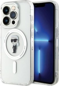 Karl Lagerfeld Karl Lagerfeld KLHMP15LHFCKNOT iPhone 15 Pro 6.1" transparent hardcase IML Ikonik MagSafe 1