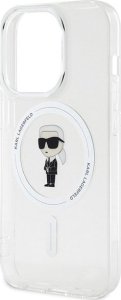 Karl Lagerfeld Karl Lagerfeld KLHMP15LHFCKNOT iPhone 15 Pro 6.1" transparent hardcase IML Ikonik MagSafe 6