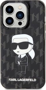 Karl Lagerfeld Karl Lagerfeld KLHCP15XHNKMKLK iPhone 15 Pro Max 6.7" czarny/black hardcase Monogram Ikonik 3