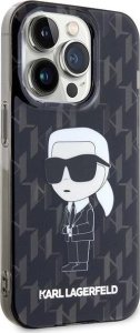 Karl Lagerfeld Karl Lagerfeld KLHCP15XHNKMKLK iPhone 15 Pro Max 6.7" czarny/black hardcase Monogram Ikonik 4