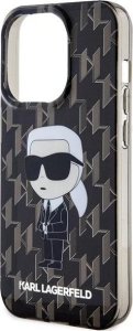 Karl Lagerfeld Karl Lagerfeld KLHCP15XHNKMKLK iPhone 15 Pro Max 6.7" czarny/black hardcase Monogram Ikonik 6