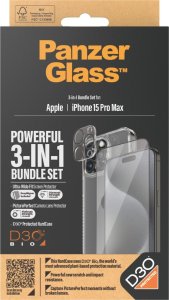 PanzerGlass PanzerGlass iPhone 15 Pro Max 3-in-1 Pack 3