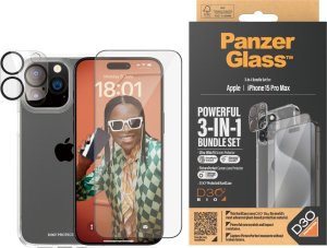PanzerGlass PanzerGlass iPhone 15 Pro Max 3-in-1 Pack 4
