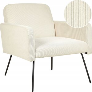 Beliani Fotel Kremowy NARKEN 10