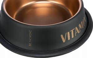 Trixie TX-24305 MISKA METAL NA GUMIE BE NORDIC   CZARNY/BRĄZ 0,7L/21cm 5