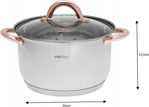 KingHoff Zestaw Garnków 10 Elementów Kinghoff Kh-1764 3