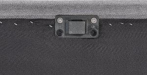 Beliani Narożnik Sofa prawostronna dla 3 osób Prawostronny Tkanina Szary LORETELLO 5