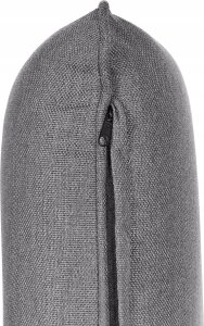 Beliani Narożnik Sofa prawostronna dla 3 osób Prawostronny Tkanina Szary LORETELLO 6