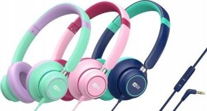 Słuchawki MEE audio KidJamz KJ45BT SĹuchawki nauszne bezprzewodowe/przewodowe z limiterem poziomu gĹoĹnoĹci i certyfikatem CPC - Niebieski 7