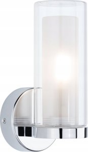 Kinkiet Paulmann Lampa ścienna LUENA E14 max. 20W IP44 230V szkło chrom / metal 1