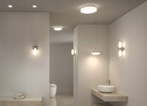 Kinkiet Paulmann Lampa ścienna LUENA E14 max. 20W IP44 230V szkło chrom / metal 7