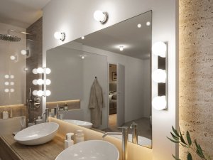 Kinkiet Paulmann Lampa ścienna łazienkowa GOVE LED nad lustro G9 max.3x20W IP44 230V chrom satyna / metal 3