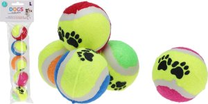 Dogs Collection PIŁKA TENIS ZIEMNY DLA PSA 5SZT 1