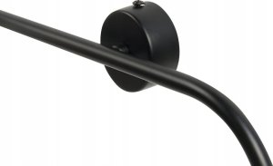 Kinkiet Beliani Lampa ścienna 4-punktowa metalowa czarna YANGO 5