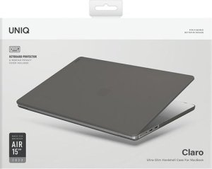 Etui Uniq UNIQ etui Claro MacBook Air 15" M2/M3 przezroczysty szary/smoke matte grey 3