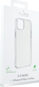 Puro Puro Nude 0.3 iPhone 15 Plus / 14 Plus 6.7" przezroczysty/transparent PUIPC156703NUDETR 3