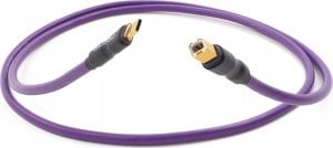 Kabel USB Melodika Melodika MDUCB07 Purple Kabel USB typu C-B m.in. do DAC / urzÄdzeĹ medycznych / ploterĂłw - 0,75m 1
