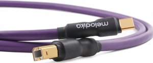 Kabel USB Melodika USB-C - USB-B 0.75 m Fioletowy (MELO-MDUCB07) 4