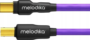 Kabel USB Melodika USB-C - USB-B 6 m Fioletowy (MELO-MDUCB60) 6
