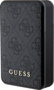 Powerbank Guess Guess Powerbank 18W GUPB10DP4GEGK 10000mAh czarny/black 4G Leather Metal Logo 6