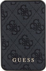 Powerbank Guess Guess Powerbank 15W GUPB5LP4GEGK 5000mAh czarny/black 4G Leather Metal Logo 2